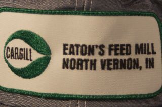 Cargill Eaton ' s Feed Mill North Vernon Indiana K Prod Mesh Farmer Snapback Hat 2