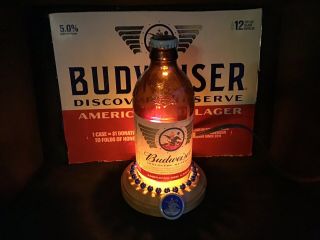 Beer Bottle Lamp - Budweiser Discovery Bottle Lamp - Novelty Lamp - Limited