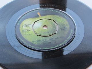 The Beatles 1969 Uk 45 The Ballad Of John & Yoko 2nd Press