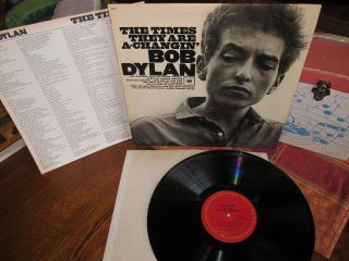 Bob Dylan Vinyl Lp The Times They Are A - Changin 