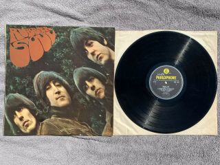 The Beatles - Rubber Soul (uk Vinyl Lp,  1965).  1st Press,  Mono,  Rare Mt Tax Code