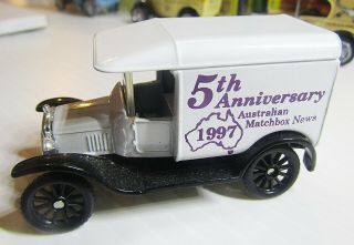 Vintage Matchbox Mb44 Yesteryear 1921 Model T Ford Mica 2319/5000