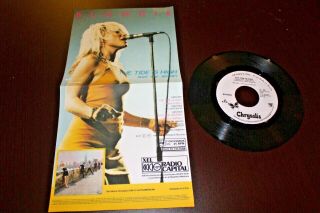 Blondie The Tide Is High 1981 Mexico 7 " Radio Promo 45 Punk Wave