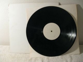 The Beatles - Let It Be - Test Pressing? Blank White Labels,  Faint Red Lettering