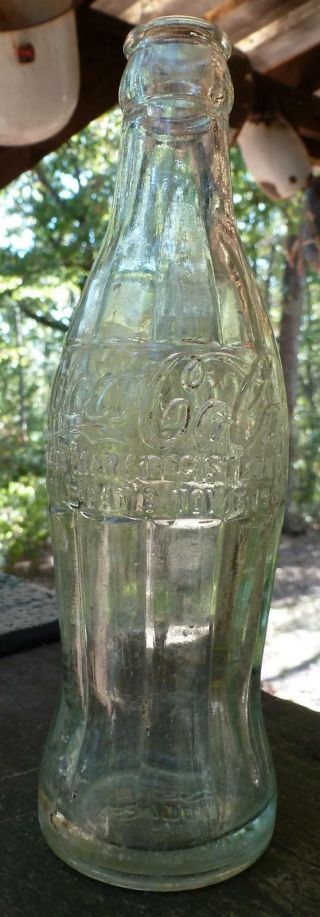 Mississippi Coca Cola Bottle - 1915 Hobbleskirt - Light Aqua - Newton - C.  1920s
