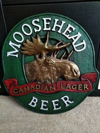 Moosehead Canadian Lager Beer Resin 3d Sign