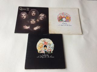 Queen 2 A Day At The Races Night Opera Vinyl Record Lp Album 70s Rock Music