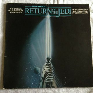 Star Wars Return Of The Jedi 1983 Soundtrack Vinyl Album With Poster