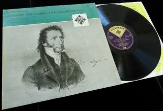 Paganini: Violin Concerto No.  1 - Leonid Kogan Telefunken Ble 14117 Ed1 Lp