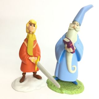 Choco Party Disney Mini Figure The Sword In The Stone Wart & Marlin Tomy Japan