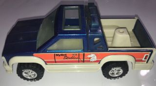 Vintage Nylint Stables Champion Show Horses Truck Blue Made In Korea