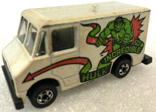 Vintage Rare Htf Mattel Hot Wheels 1978 The Incredible Hulk Viewmaster Box Truck