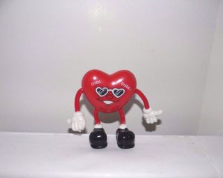Valentine ' s Day M&Ms Plush,  Candy Dispensers,  Toppers Hersey Kiss Bendy Heart Dude 3
