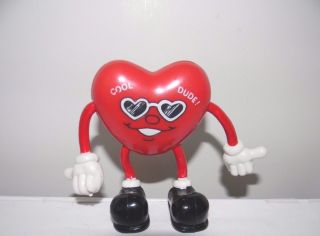 Valentine ' s Day M&Ms Plush,  Candy Dispensers,  Toppers Hersey Kiss Bendy Heart Dude 4
