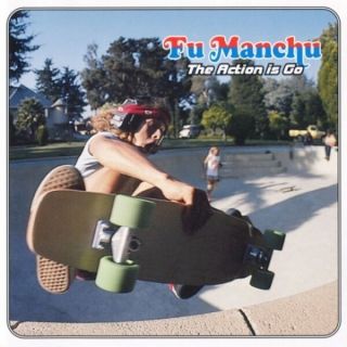 Fu Manchu ‎the Action Is Go 2x Yellow Blue Vinyl Lp Record Brant Bjork Of Kyuss