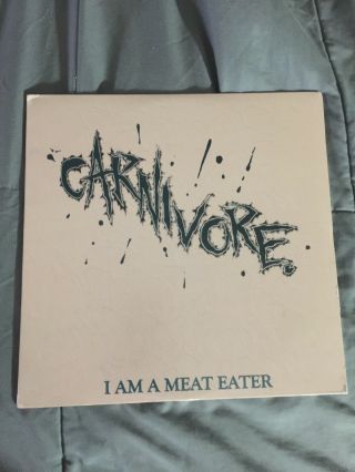Carnivore “i Am A Meat Eater” Live - Type O Negative Peter Steele Rare Vinyl
