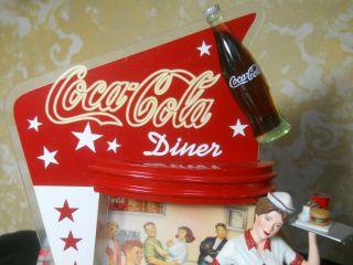2002 Bradford Exchange Coca Cola Diner - Coca Cola Plate/Diorama - 1950s Scene - 2nd 2