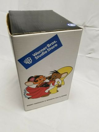 Looney Tunes Warner Bros Large Salt Pepper Shaker Set - Speedy Gonzales & Carmen 2