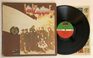 Led Zeppelin - Ii (2 Two) - 1969 Us 1st Press Rl Ss Sd 8236 Broadway Labels Vg,