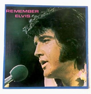 Rare Elvis Presley Remember Elvis Album Malaysia Pressing 12 " Lp