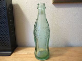 Vintage Coca - Cola 54 - 11 Bottle Honolulu Hawaii Collectible 6fl Oz.  Green Glass