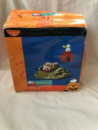 Department 56 Peanuts Animated Snoopy - The Flying Ace Halloween