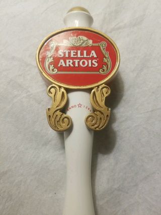 Stella Artois Beer Tap Handle 11 " Imported From Belgium Bar Cave Keg