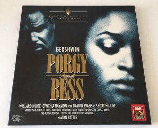 Gershwin Porgy And Bess 3 X Vinyl Lp Records,  Booklet 1989 Emi Dmm Nr