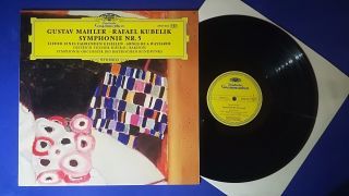 Z595 Mahler Symphony No 5 Songs Of A Wayfarer Kubelik 2 Lp Dg 2707 056 Stereo