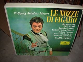 Bohm / Mozart Le Nozze Di Figaro (classical) 4 Lp Box Dgg Stereo - Big Tulip -