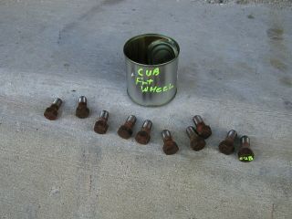 (10) Farmall Cub Tractor Ih Front Wheel Mounting Bolts