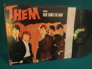 Them : Here Comes The Night Pa 61005 Mono Vinyl Vg,  Lp