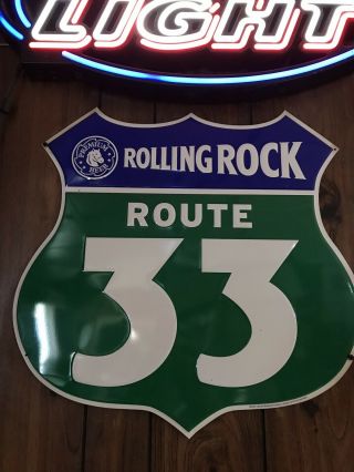 Rolling Rock Beer Sign