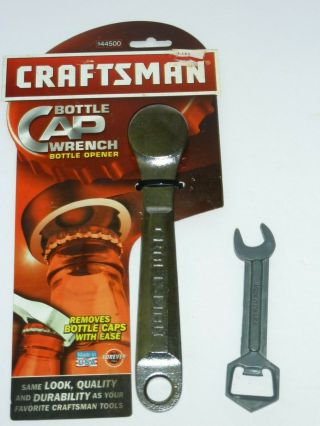 Craftsman Bottle Opener Cap Wrench Va - 44500,  Open End 1/2 " Man Cave Tool Gift
