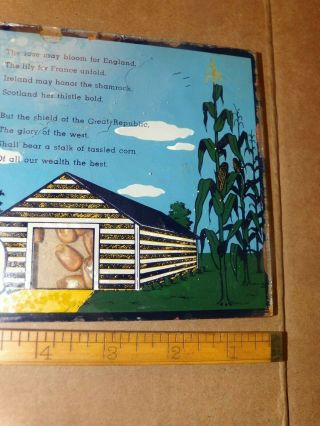 Vintage Martins Hybrid Seed Corn Glass Advertising Thermometer Hancock Iowa RARE 4