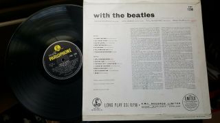 BEATLES With The Beatles UK MONO Parlophone PMC 1206 E.  J.  DAY 5N /6N 2