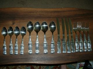 Coca Cola Stainless Silverware Set Of 16 Place Setting For 4 Made By Gibson