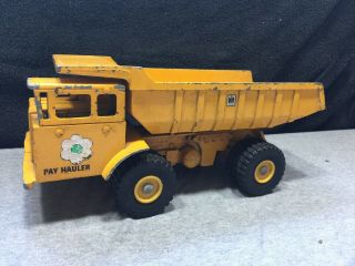 Vintage Ertl Die Cast Metal International Hydraulic Mining Dump Truck Pay Hauler