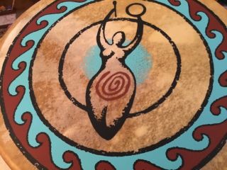 All One Tribe Native American Shamanic Drum “ Goddess”,