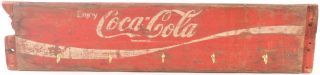 Coca Cola Key Rack Made From Vintage Coke Crate Home Decor Collectible Soda Pop