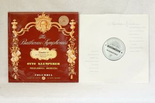 Columbia Sax 2260.  Beethoven Symphony No 6.  Klemperer/po.  1st.  Yax 39 - 1/40 - 3.  M - 1958