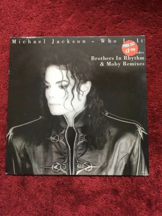 Michael Jackson Who Is It 12 " Lp Vinyl Record