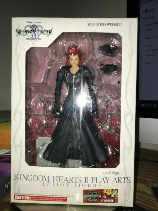 Kingdom Hearts Ii Play Arts Action Figure - No.  4 Axel