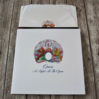 Queen : A Night At The Opera - White Colour Vinyl Lp Album Record (2015)
