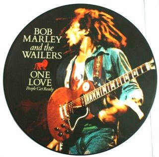 Bob Marley & The Wailers One Love People Get Ready 12 " Vinyl Picture Disc