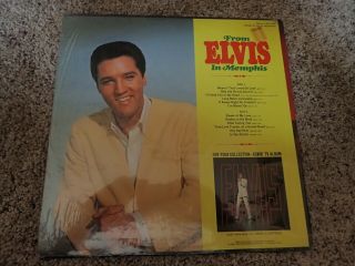 LSP - 4155 From Elvis In Memphis w/photo and sticker M/NM/NM.  Released in 1969. 2