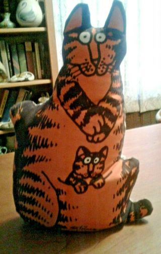 B.  Kliban Cat Pillow Orange Mama Cat.  1970 