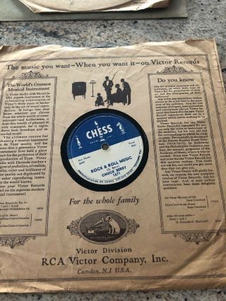 Rare Rock & Roll Music Chuck Berry Chess Records 78 Lp Rare