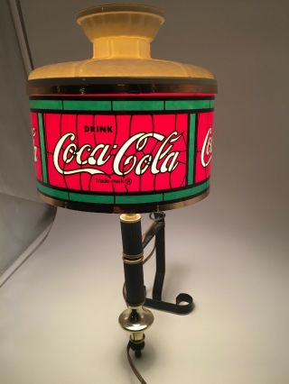 Vintage Coca Cola Wall Sconce Coke Light Plastic