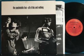 Psychedelic Furs All Of This And Nothing Nm - Promo Sterling Direct Metal Master